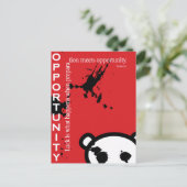 Gelegenheit ~ Seneca Postkarte (Stehend Vorderseite)