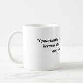 "Gelegenheit wird von den meisten Leuten weil i… Kaffeetasse (Links)