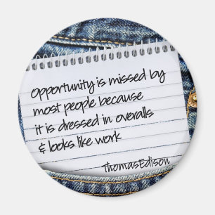 Gelegenheits-inspirierend Magnet