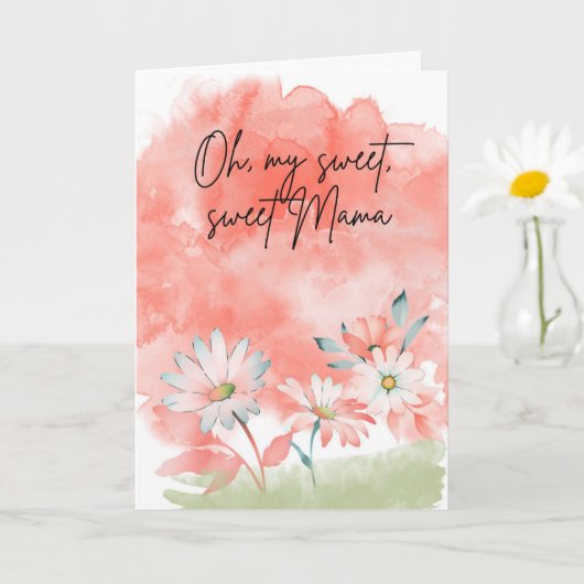 Gelegenheitskarte für Mama oder Mutter Karte (Kleine Pflanze)