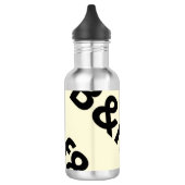 Gelegentlich Edelstahlflasche (Links)