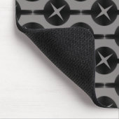 Gelegentlich graue Kreise Mousepad (Ecke)