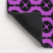 Gelegentlich lila Kreise Mousepad (Ecke)