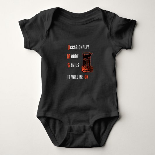 Gelegentlich Moody Funny Bodysuit Baby Strampler (Vorderseite)