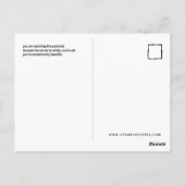 Gelegentlich Schöne Postkarte (Hände) (Rückseite)