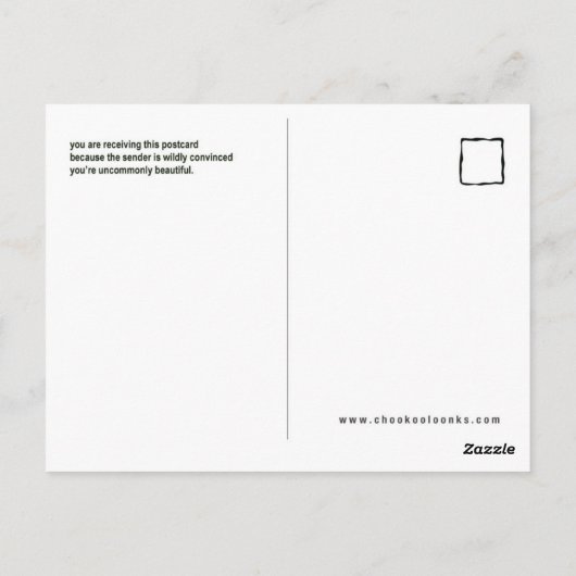 Gelegentlich Schöne Postkarte (Hände) (Rückseite)