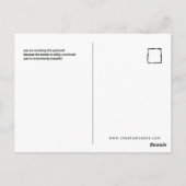 Gelegentlich Schöne Postkarte (Libelle) (Rückseite)