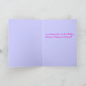 Gelegentliche hallo-Gruß-Karte Karte (Innenseite)