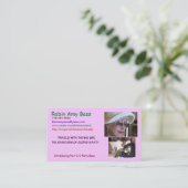 GELEGENTLICHE KATZEN IN DER HAIRBALL-GASSE VISITENKARTE (Stehend Vorderseite)