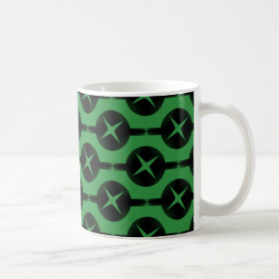 Gelegentliche Kreise Tasse, hellgrün Kaffeetasse