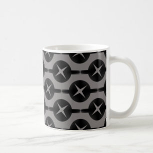 Gelegentliche Kreisläufe Tasse, grau Kaffeetasse