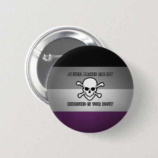 Gelegentliche Piraten sind nicht an Ihrem Hintern  Button (Vorne & Hinten)