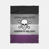 Gelegentliche Piraten sind nicht an Ihrem Hintern Fleecedecke (Vorderseite)