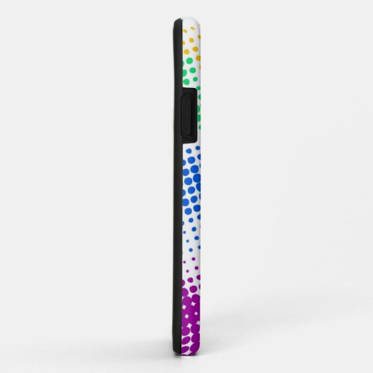 Gelegentlicher bunter Halbtonhintergrund Case-Mate iPhone Hülle (Hinten/Rechts)