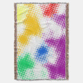 Gelegentlicher bunter Halbtonhintergrund Decke (Vorderseite Vertikal)