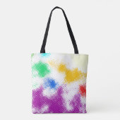 Gelegentlicher bunter Halbtonhintergrund Tasche (Rückseite)