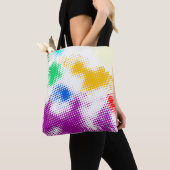 Gelegentlicher bunter Halbtonhintergrund Tasche (Von Nahem)