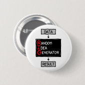 Gelegentlicher Ideen-Generator-(MANIPULIEREN Sie Button (Vorne & Hinten)