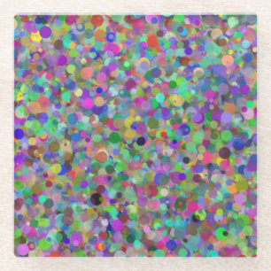 Gelegentlicher Punkt-Glas-Untersetzer Glasuntersetzer