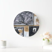 gelegentlicher Typ Große Wanduhr (Zuhause)