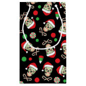 Gelegentlicher Zuckerschädel Sankt Kleine Geschenktüte (Rückseite)