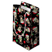 Gelegentlicher Zuckerschädel Sankt Kleine Geschenktüte (Vorderseite Schrägansicht)