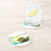 Gelehrsamkeit Getränkeuntersetzer (Seite)