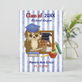 Gelehrtenhühner - Einladung des Abschlusses (Stehend Vorderseite)