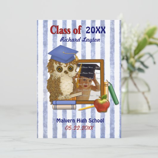 Gelehrtenhühner - Einladung des Abschlusses (Stehend Vorderseite)