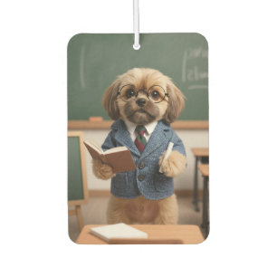 Gelehrter Shih Tzu, Professor Klassenzimmer Lehrer Autolufterfrischer