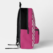 Geleichte Herzen und Einhorn Bedruckter Rucksack (Links)