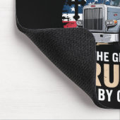 Geleiteter Glaube und Diesel-LKW-fahrender Jesus-C Mousepad (Ecke)