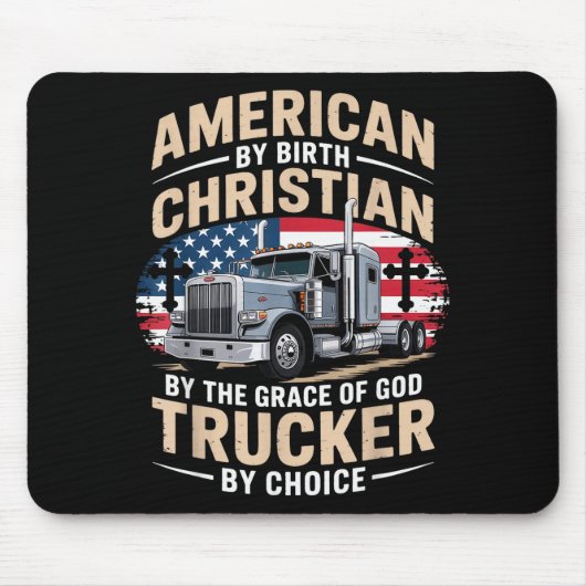 Geleiteter Glaube und Diesel-LKW-fahrender Jesus-C Mousepad (Vorne)