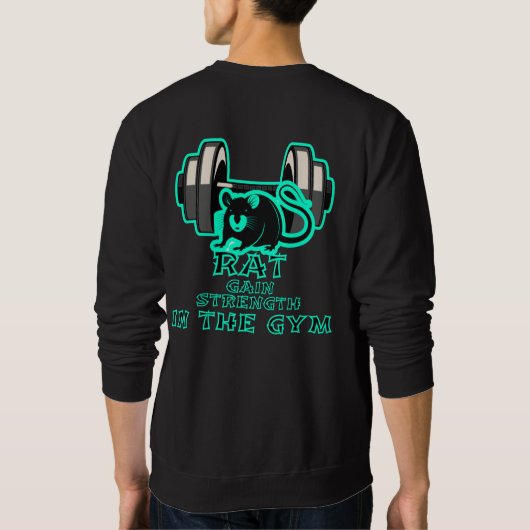 Gelenkstärke im Fitnessraum Sweatshirt (Rückseite)