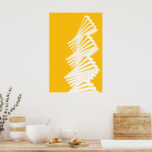 Gelenkwand Poster (Küche)