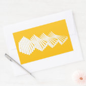 Gelenkwand Rechteckiger Aufkleber (Umschlag)