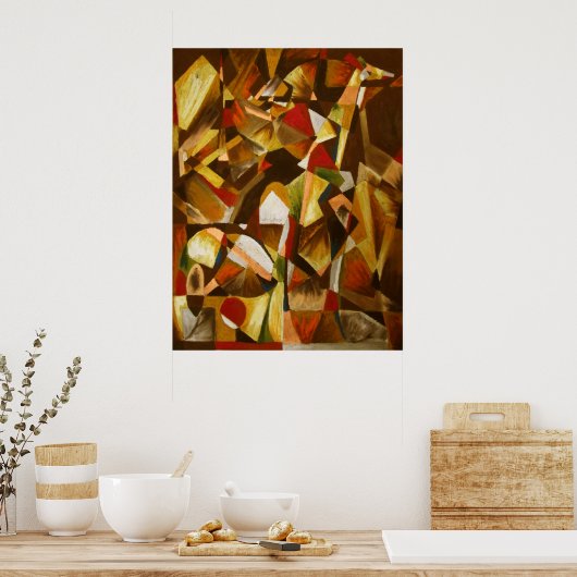 Gelephant von Mansa Pryor Poster (Küche)