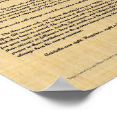 Gelernte Dinge Poster (Ecke)