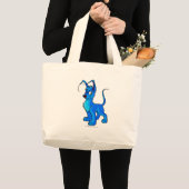 Gelert Blau Jumbo Stoffbeutel (Vorderseite (Produkt))