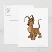 Gelert Brown Postkarte (Vorne/Hinten)