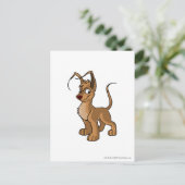 Gelert Brown Postkarte (Stehend Vorderseite)