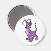 Gelert Lila Magnet (Vorderseite/Rückseite)