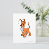 Gelert Orange Postkarte (Stehend Vorderseite)