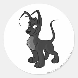 Gelert Schatten Runder Aufkleber
