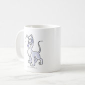 Gelert Weiß Kaffeetasse (Vorderseite Links)