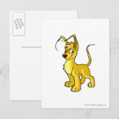 Gelert Yellow Postkarte (Vorne/Hinten)