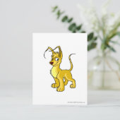 Gelert Yellow Postkarte (Stehend Vorderseite)