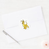 Gelert Yellow Runder Aufkleber (Umschlag)