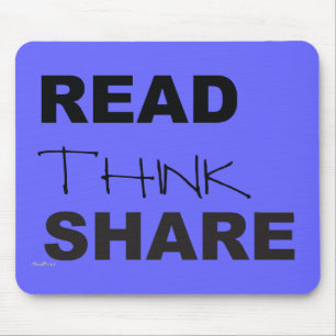 Gelesen denken Sie Anteil Mousepad