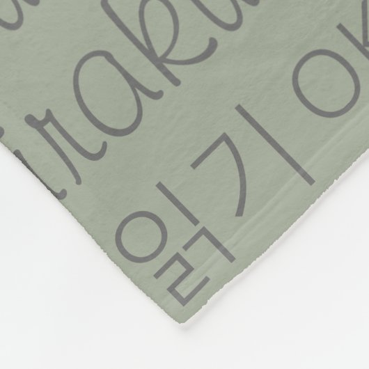 "GELESEN" in der unterschiedlichen Sprachdecke Fleecedecke (Ecke)